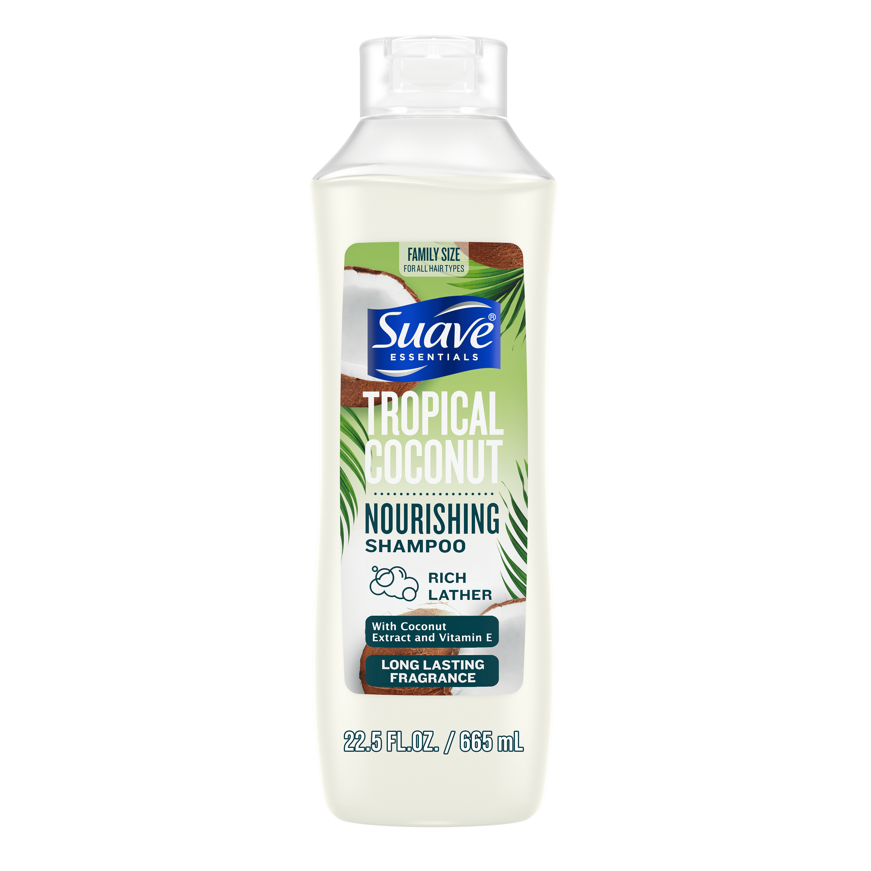 (2 pack) Suave Tropical Coconut Nourishing Shampoo 22.5 fl oz
