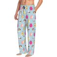 thumbnail image 2 of Balery Happy Easter print Men's Pajama Pants,Ultra Lightweight Pjs,Lounge Pant-Small, 2 of 9