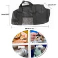 thumbnail image 2 of Adjustable Mesh Cat h Bag Cats Washing Bags for Pet Bathing Nail Trimming, 2 of 6