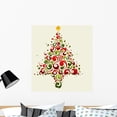thumbnail image 1 of Plant Ornamental Christmas Tree Wall Decal by Wallmonkeys Peel and Stick Graphic (36 in H x 36 in W) WM291423, 1 of 4