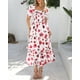 thumbnail image 2 of Vestido casual BTFBM para mujer con cuello cuadrado y manga abullonada, 2 of 9