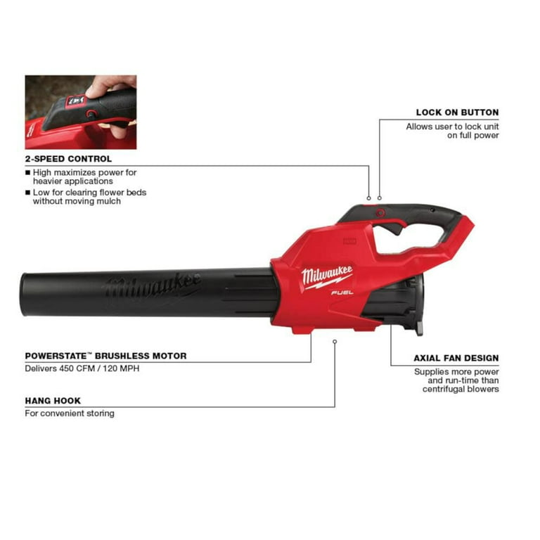 Milwaukee 18 cheap volt blower