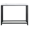 thumbnail image 2 of ACME Taurus Rectangular Sofa Table in White and Black, 2 of 5