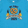 thumbnail image 4 of Inktastic My 1st Oktoberfest 2025 with Pretzel and Banner Boys or Girls Baby T-Shirt, 4 of 5