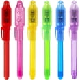 thumbnail image 1 of Bolígrafo de tinta invisible EODVICS con luz, 6 unidades, para fiestas infantiles, 1 of 7