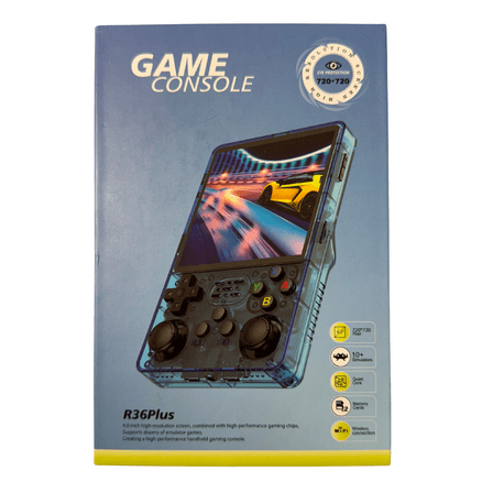 R36Plus Game Console 4" (128GB) Purpure - Supports Thousands of Games