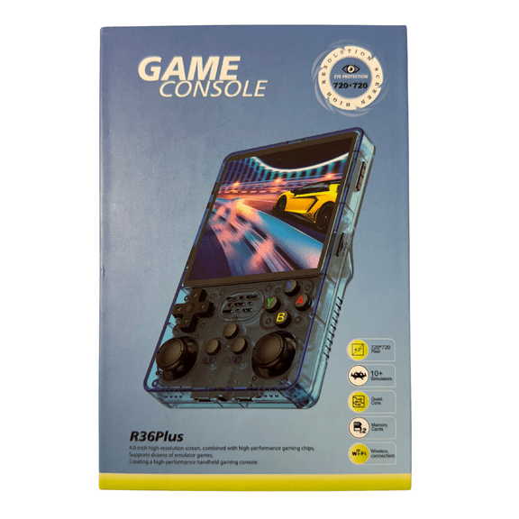 R36Plus Game Console 4" (128GB) Purpure - Supports Thousands of Games