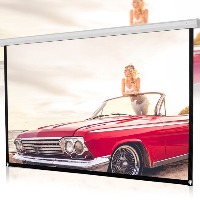 TIMIFIS HD Projector Screen 4:3 Home Cinema Projection Portable Screen92inch Gift