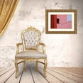 thumbnail image 3 of Wride, Linda 18x13 Gold Ornate Wood Framed with Double Matting Museum Art Print Titled - Muralla Roja #7, 3 of 4