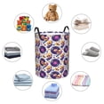 thumbnail image 5 of KLL record rock Skull star Waterproof Foldable Laundry Hamper Bucket with Handles for Storage Bin,Kids Room,Home Organizer (Small ), 5 of 7
