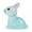 Blue, variant on Xoxingysm Desktop Ornament Mini Glowing Rabbit Statue Light Up Dark Resin Rabbit Figure for Fairy Garden Easter Egg Fillers Diy Glass Container Craft, 1X Glow-In-The-Dark Bunny