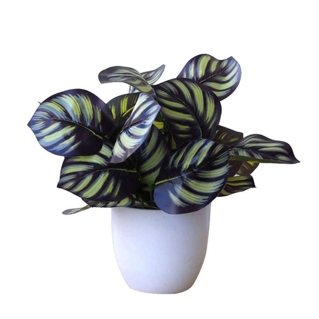 Artificial Potted Plant Leaves Simulation Leaves Home Office Desktop