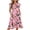 Chicken, variant on Yuyamidu Women's Easter Dresses Summer Dresses for Women 2026 Loose Ruffle Flutter Sleeve V Neck Tiered Swing Casual A Line Mini Beach Dress with Pockets Bunny Pink, Size S