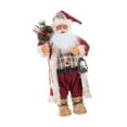 thumbnail image 2 of Figura de Papá Noel, muñeco de Papá Noel, muñeco nórdico de pie para Navidad, adorno navideño para la entrada, dormitorio, decoración de fiesta de año 60 centímetros, 2 of 8