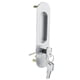 thumbnail image 3 of Manija de cerradura de puerta corredera de aleación de zinc antirrobo con llaves para muebles de madera de granero Herrajes de plata para ba?o(plata) Ecomeon  no, 3 of 4