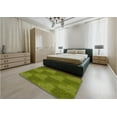 thumbnail image 5 of Ahgly Company Machine Washable Indoor Square Transitional Pistachio Green Area Rugs, 3' Square, 5 of 7