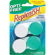 6 Pack OPTI-FREE RepleniSH Contact Lens Cases - 2 Per Pack (12 Total)