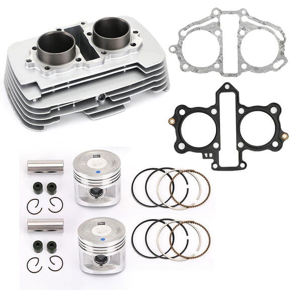 Cylinder Piston Gasket Kit 53MM for Honda Rebel 250 CMX250 CB250 Nighthawk 96-15