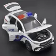 thumbnail image 5 of 1:32 For Mercedes Benz alloy police car model decorations for children's toy collection gifts, 5 of 6