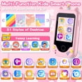 thumbnail image 2 of Juguetes de aprendizaje para teléfonos inteligentes con pantalla táctil Luoba para niños, 8 GB, 2 of 7