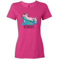 thumbnail image 3 of Inktastic Relaxolotl- Cute Axolotl on Summer Vacation Women's T-Shirt, 3 of 5
