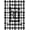 Black White, Pattern 6, variant on ODIKA 8'x10' Washable Area Rug Non-Slip Chair-Friendly Mat Plaid Welcome Checkered Farmhouse Gingham Even Grid Front Door Flowing Dynamic for Dining Room, Large Office, Lounge