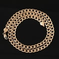 thumbnail image 5 of Fdelink Necklace Men Women Fashion Filled Curb Cuban Link Gold Necklace Jewelry Chain Gold, 5 of 5