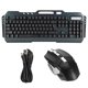 thumbnail image 1 of El sistema inalámbrico del ratón del teclado cargó la batería de litio incorporada 3000mAh del negro de la iluminación, 1 of 14