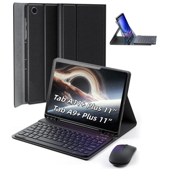 Funda Teclado TUNKARMOR para Samsung Galaxy Tab A9+/A11+ 11