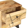 thumbnail image 2 of vidaXL Nightstand Storage Bedside Table for Home Bedroom Solid Wood Mango, 2 of 24