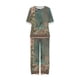 thumbnail image 4 of Puntoco-Conjunto de traje de dos piezas para mujer, top corto con cuello redondo y pantalones informales, estampado de verano, liquidación Puntoco Puntoco-3394, 4 of 5