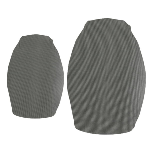 Fundas de cojín para comedor de autocaravana, funda de cojín para camping, jacquard elástico lavable Gris oscuro