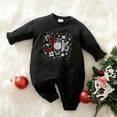 thumbnail image 4 of Weebloom Christmas Onesies Baby Boy Girl Print Long Sleeve Jumpsuit Bodysuit Pajamas 12-18 Months, 4 of 4