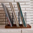 thumbnail image 4 of ZICOTO Decorative Vinyl Record Storage For Up to 75 Single Records &acirc;?? Sturdy LP Holder Stand Organizes All Your Favorite Classic, Oldies, or Recent, 4 of 9