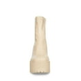 thumbnail image 3 of Steve Madden Outlast Bone Patent Zipper Closure Sleek Rounded Toe Ankle Boots (Bone Patent, 6.5), 3 of 6