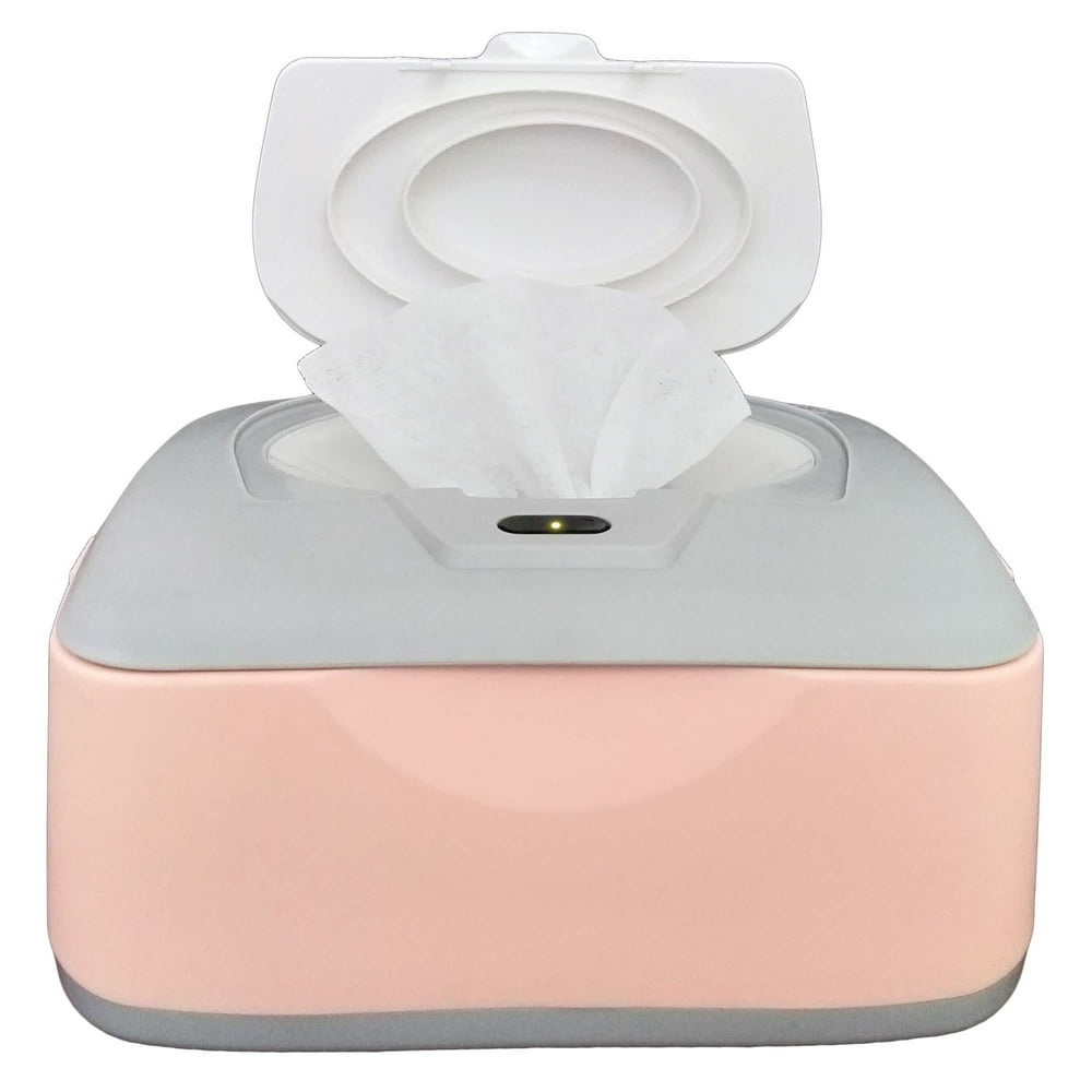 Baby Wet Wipes Warmer, Dispenser, Holder and Case with Easy Press On