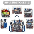 thumbnail image 2 of Tribal Patterns Aesthetic Room Decor Cooler Bag - Large Waterproof Food Storage, 2 of 5
