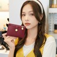 thumbnail image 3 of Simple and versatile coin wallet-Red wine, 3 of 5