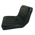 thumbnail image 5 of ANQIDI Tractor Seat Black Slidable Tracks Backhoe Seat w/Drain Hole Rails Heavy Duty Seat for Lawn Mower Compact Tractor, 5 of 11
