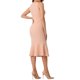 thumbnail image 3 of VESTIDO DE CÓCTEL SIN MANGAS DE INSPIRE CHIC con CUELLO CORAZÓN y VOLANTES en la COLA DE PEZ, Talla XS, Rosa, 3 of 6
