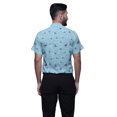 thumbnail image 3 of BESTMAN Printed Shirts For Men Short Sleeve Button Down Casual Cotton Shirt, 3 of 5