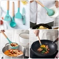 thumbnail image 2 of GOOHOCHY 1 Set Kitchenware Spatula and Spoon Ladle Cooking Utensils Green, 2 of 8