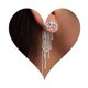 thumbnail image 1 of Pendientes de borla de estrellas brillantes que cuelgan pendientes exquisitos, para mujeres y niñas, 1 of 5