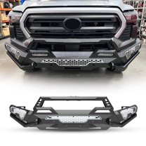 3Pcs/set Mid-Width Front Bumper Side Wings Bull Bar for 2024-up TOYOTA TACOMA Heavy Duty Steel Modular 3 IN 1 Design