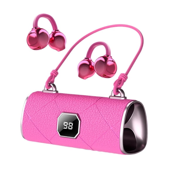X22 Ear-Clip Bluetooth 5.4 Earphones, Lossless Stereo Noise-Canceling Wireless Headphones for Sports, Immersive Spatial Audio, 4-Hour Playtime, Type-C Charging
