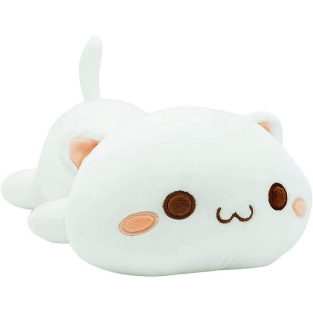 Plush toy Fluffy stuffed animal Kawaii cat, Stuffed animal Stuffed animal Plush pillow Toy gift filled for children, girls, boys, cuddly toy for cuddly toy lovers Levamdar LKX-1428-1