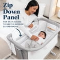 thumbnail image 5 of Baby Delight Bedside Me Dreamer Bassinet & Bedside Sleeper for Infants, Pebble Grey, 5 of 18