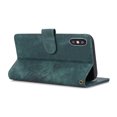 thumbnail image 5 of Feishell for iPhone XS Max Wallet Case with Wrist Strap, [Butterflies & Orchid Embossed] Premium PU Leather Magnetic Clasp Case Cover with Card Slots Kickstand Flip Phone Case for Women Men,Green, 5 of 7