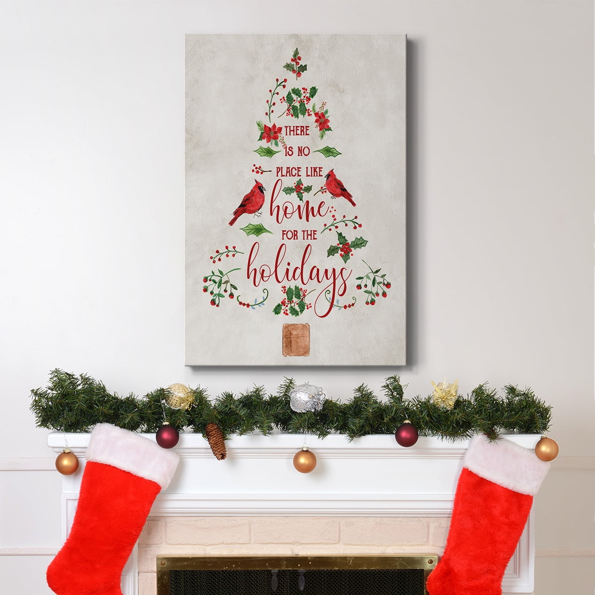 Home for the Holidays Tree- Gallery Wrapped Canvas