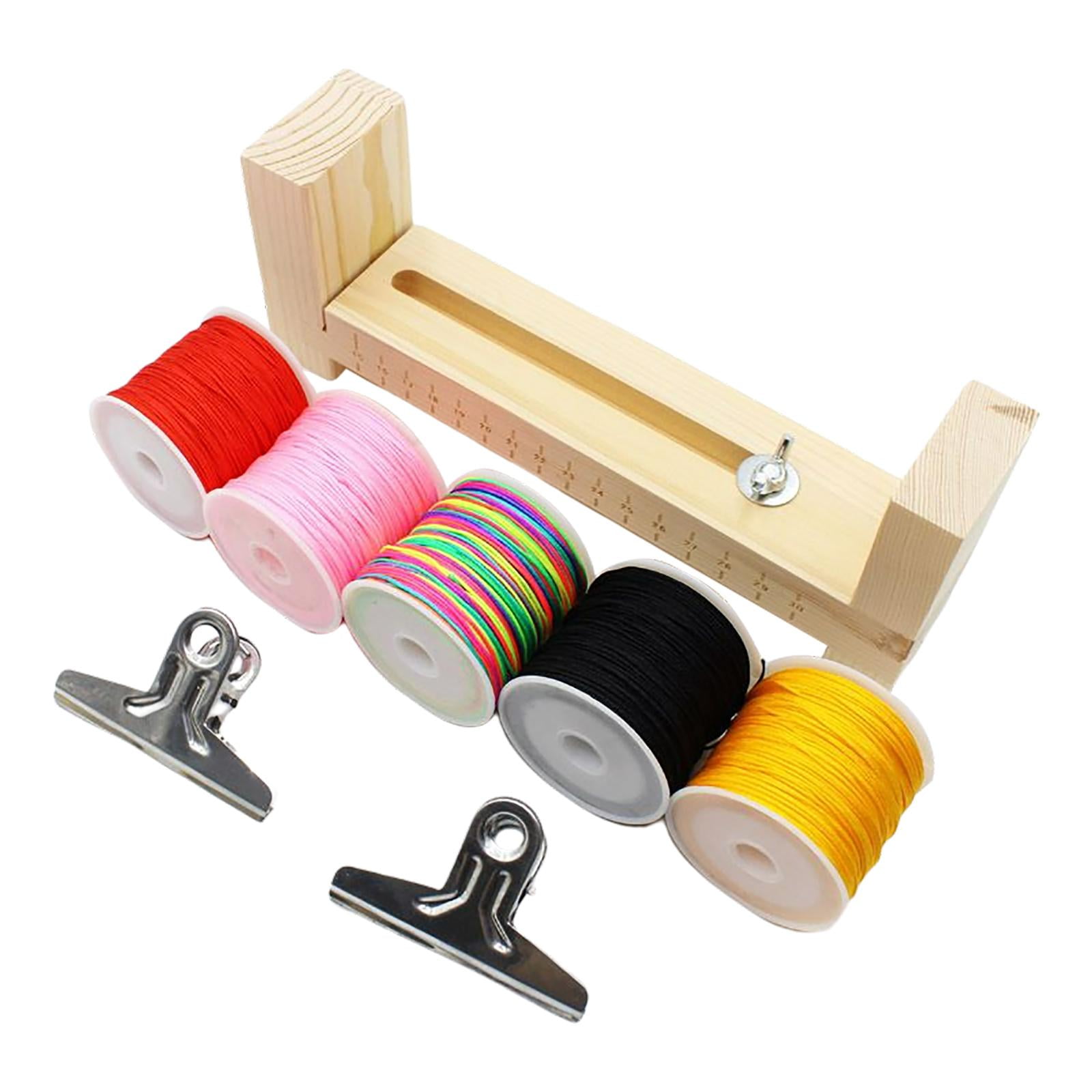 GUOOL Adjustable Jig Bracelet Maker Kit - Wristband Maker Parachute Cord Weaving Braiding DIY Crafting Accessories - B B